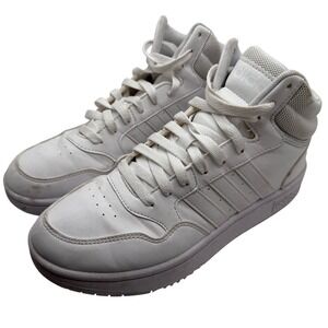 Adidas Hoops 20 Mid Top Sneakers White Casual Athletic Shoes Women's Size 7.5